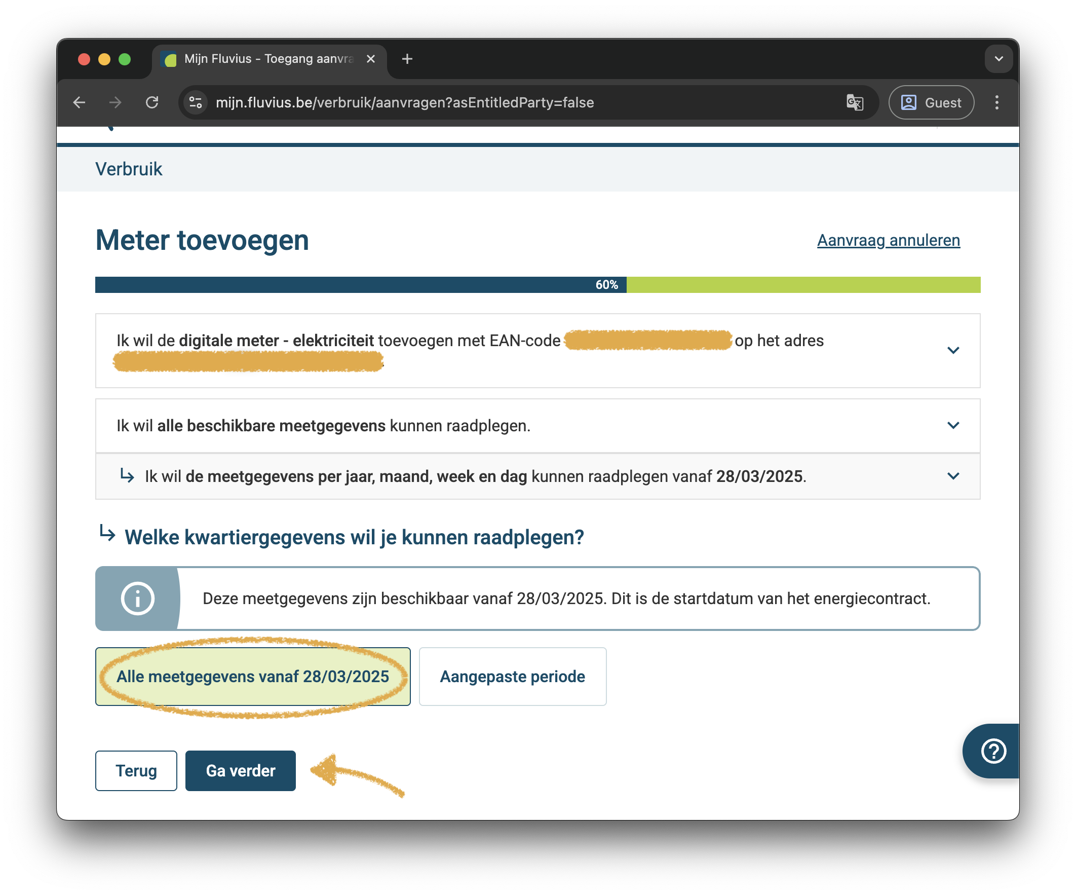 Kwartiergegevens — hele periode